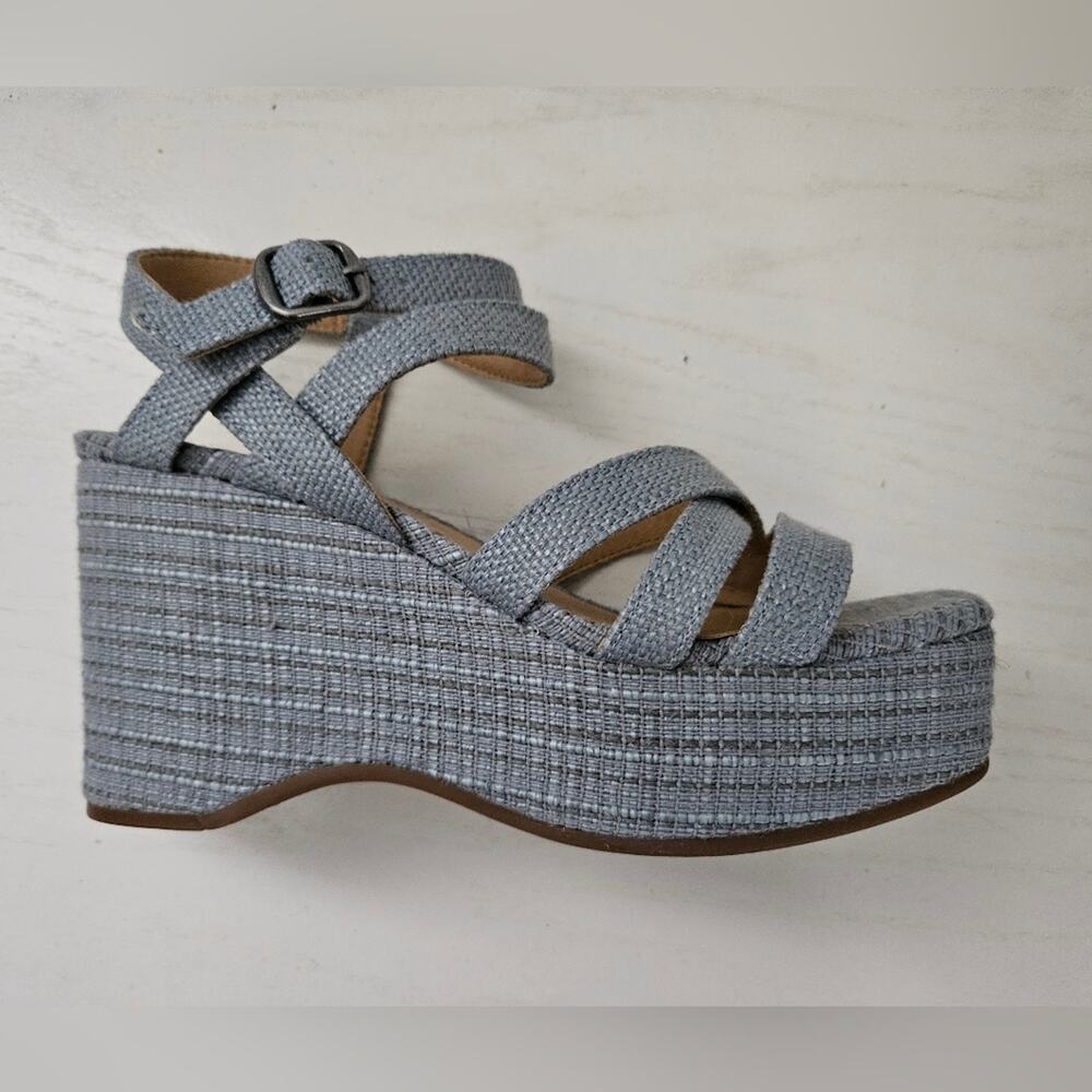 Lucky Brand Gray Wedge Sandals - Picture 8 of 11